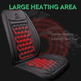 12V/24V Heated Car Seat Cushion – Fast Heating Winter Pad