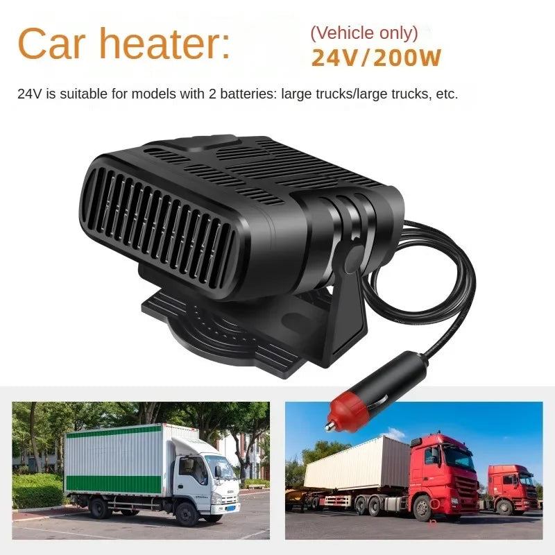 2025 Car Heater – Portable Windshield Defroster & Defogger 12V/24V Auto Dryer