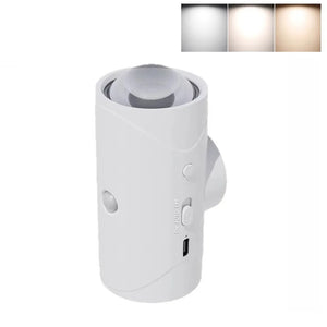 Motion Sensor RGB Night Light Magnetic Wireless Rechargeable LED Wall Sunset Lamp