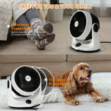 1500W Portable Electric Heater with PTC Fast Heating Energy Saving Room Heater