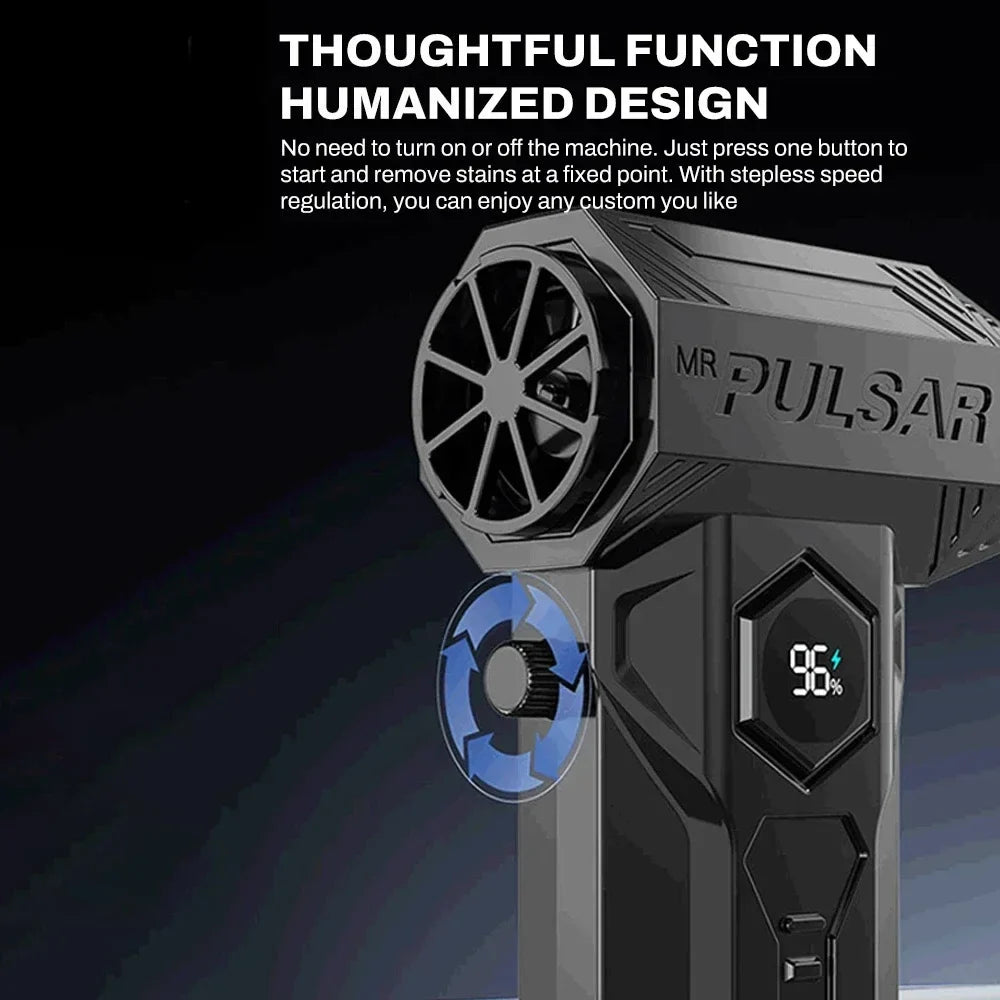X11 500,000RPM Air Blower – Super Powerful Compressed Duster with Car & Home Use