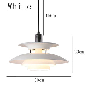 Danish UFO Pendant Ceiling Light – E27 Hanging Lamp for Bedroom & Dining Room