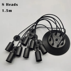 Spider Chandelier 8 Head E27 Pendant Light Vintage Industrial Ceiling Lamp