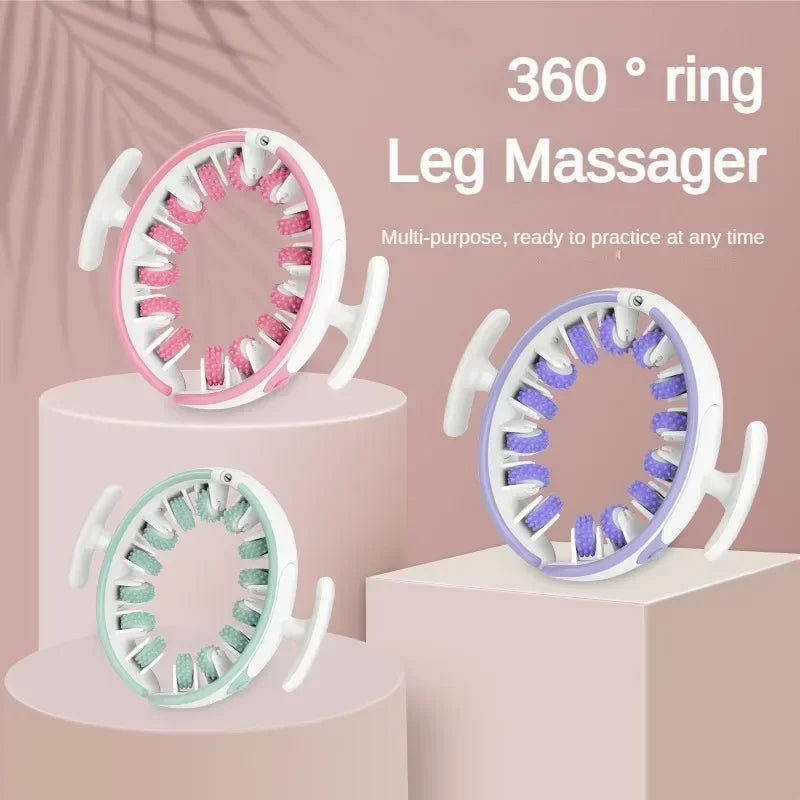 Manual Leg Roller Massager with Ergonomic Design – Relaxing Body Massage Tool