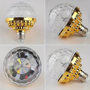 E27 RGB Rotating Stage Light LED Disco Party Projector Lamp for DJ Bar Home
