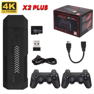 Retro 4K HDMI Game Stick – 30K+ Games with 2 Wireless Controllers