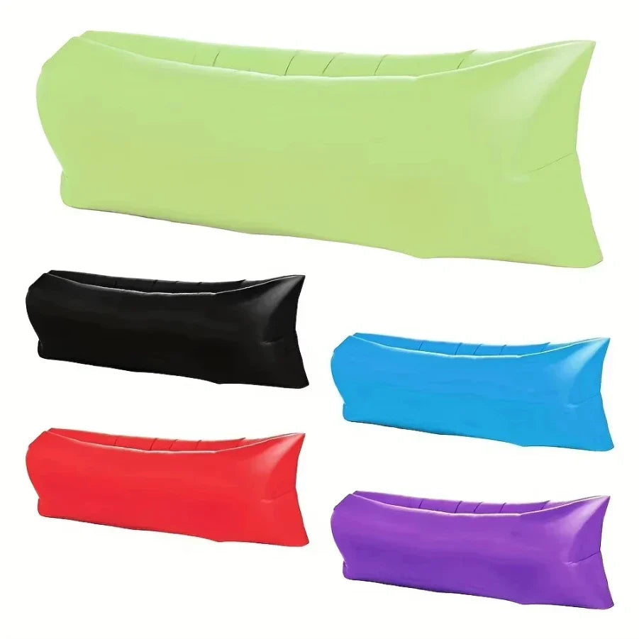 Inflatable Sofa Air Lounger Portable Camping Mat Beach Recliner Outdoor Chair