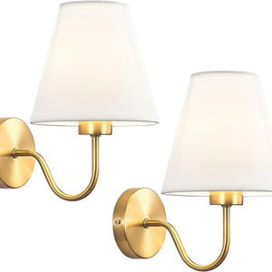 Modern Fabric Wall Lamp – Retro E27 Bedside Sconce Light for Bedroom & Living Room