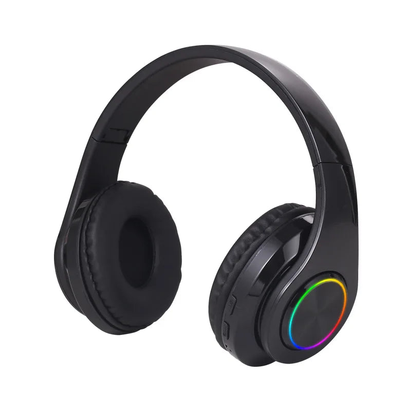 Wireless Bluetooth 5.0 Foldable Headphones On-Ear Stereo Sound Gaming Headset
