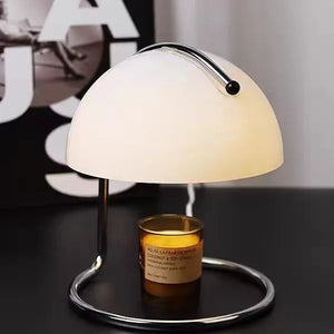 Flameless Candle Warmer Lamp Nordic Glass Dimmable Aromatherapy Table Light