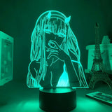 3D Anime Girl LED Night Light 16 Color Illusion Bedside Bedroom Table Lamp