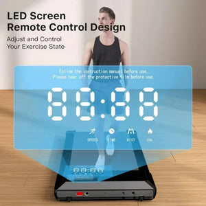 Under Desk Walking Pad Treadmill 2.5HP Remote Portable 136kg Home Fitness Machine