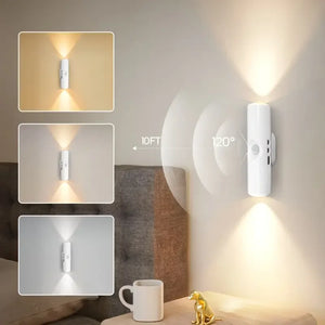Cat Eye LED Wall Lamp – 2/4PCS Motion Sensor USB Rechargeable Night Light