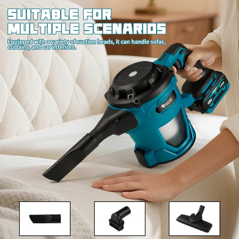 16000Pa Cordless Handheld Vacuum Cleaner Rechargeable Wet Dry Carpet