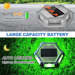 Solar Deck Lights LED Step Path Light Outdoor Solar Powered for Stairs Driveway