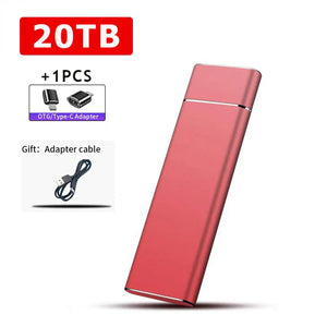 External Portable SSD 2TB 20TB 30TB USB 3.1 Type-C High Speed Drive