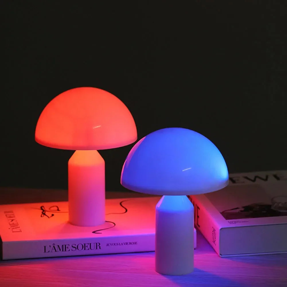 Mushroom Touch LED Table Lamp Dimmable Night Light Bedside Desk Party Home Decor