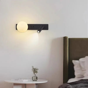 Minimalist LED Wall Sconce Italian Style Bedroom Bedside Living Room Light