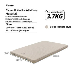 MOUNTAINHIKER Self-Inflating Camping Mattress 10cm Thick Foldable Air Sleeping Pad