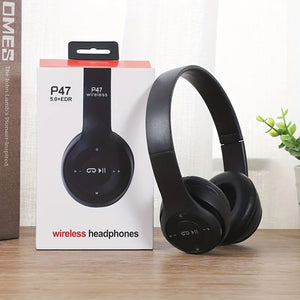 Wireless Bluetooth 5.0 Foldable Headphones Stereo Over Ear Sports Gaming Headset