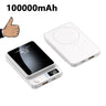 100000mAh Magnetic Wireless Power Bank 22.5W Fast Charging for iPhone & Samsung
