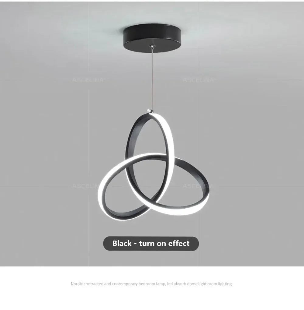 Moktan Sabai Nordic LED Pendant Lamp – Modern Ceiling Light for Dining & Living Room