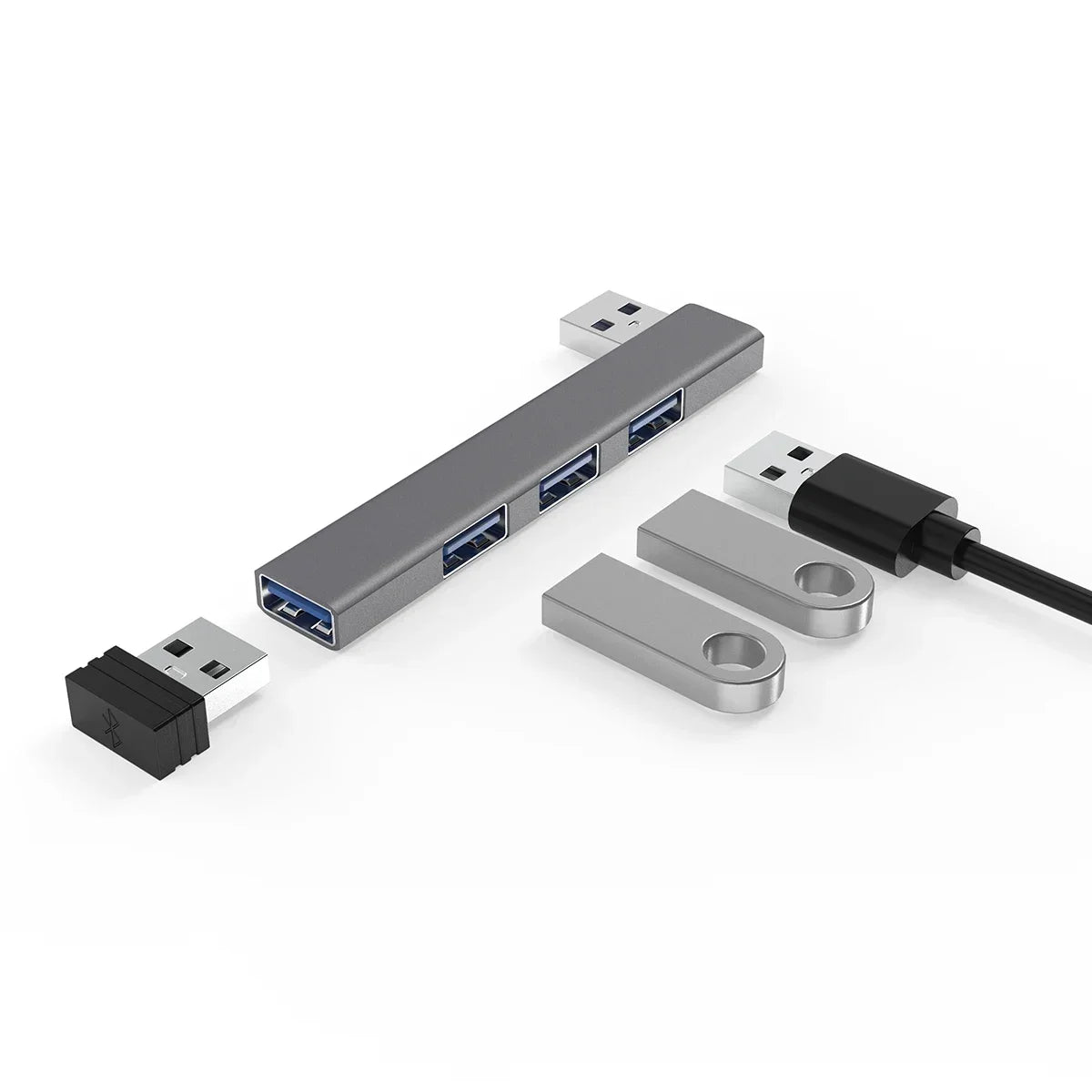 USB C Hub 4 Port USB 3.0 Type C Splitter OTG Adapter for Laptop PC