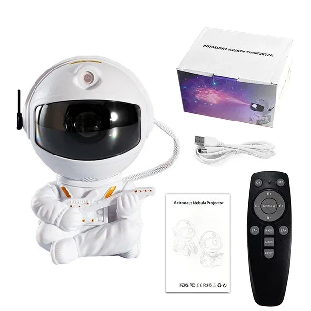 Astronaut Star Projector Galaxy Night Light LED Nebula Ceiling Lamp for Bedroom