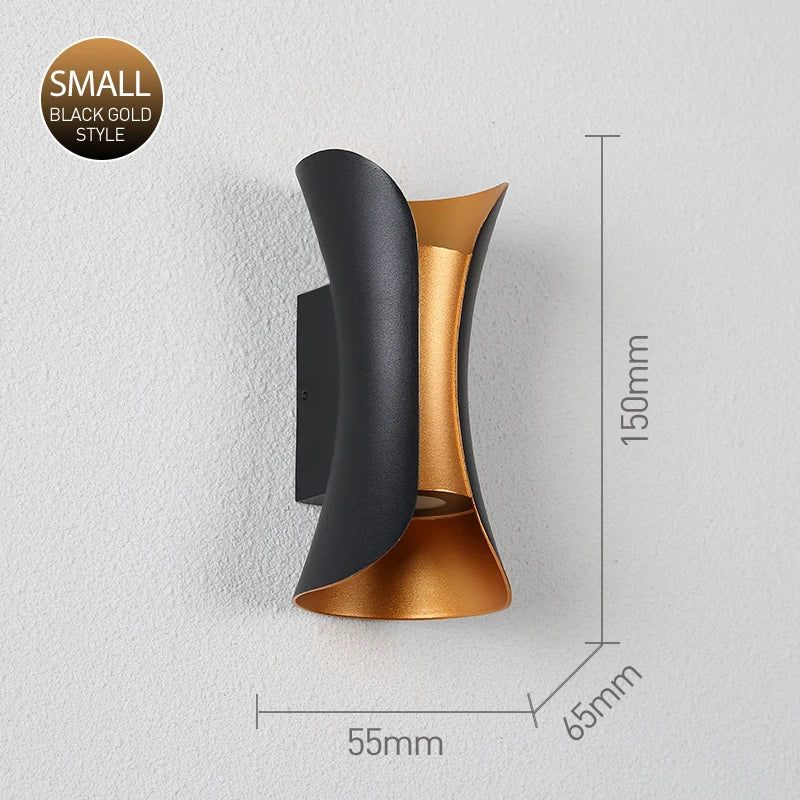 IP65 LED Outdoor Wall Light – 6W/10W Waterproof Aluminum Sconce for Porch Garden