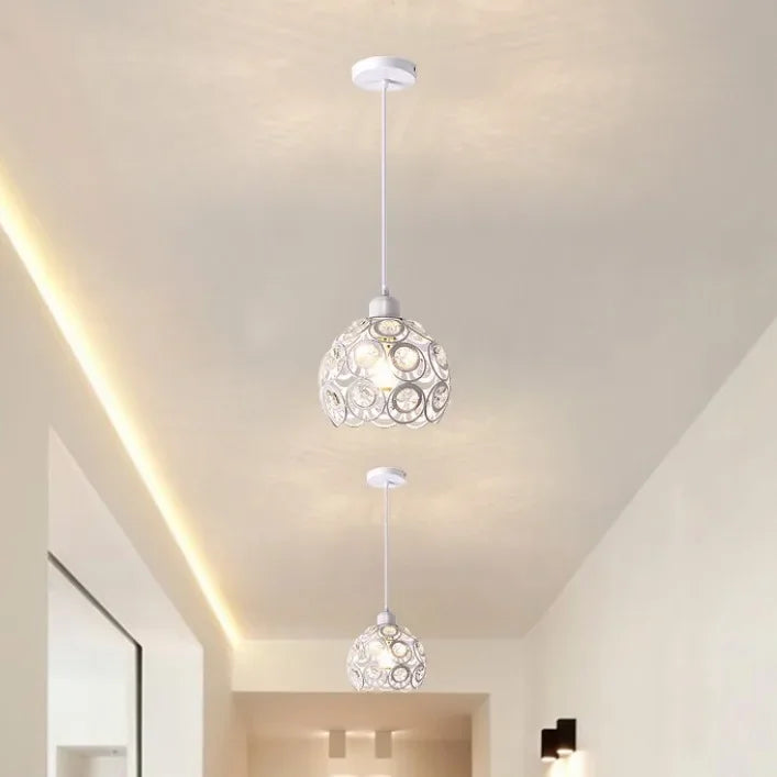 20cm Iron Art Ceiling Lamp European Style Indoor E27 Romantic Ambient Light