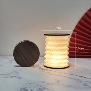 Foldable Touch Dimmable LED Table Lamp USB Rechargeable Portable Bedside Lantern