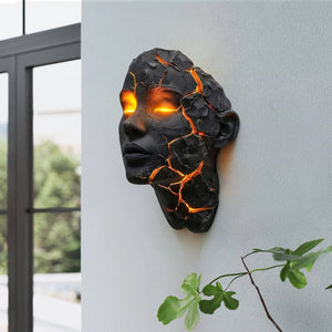 Halloween LED Broken Soul Wall Lamp Night Light Bathroom Reading Studying Hallway
