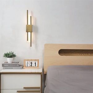 Nordic Rechargeable LED Wall Sconce Plug In Bedroom Bedside Living Room Light