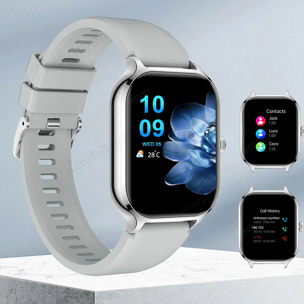 Smart Watch Bluetooth Call Fitness Tracker Sports Modes Notifications for iOS Android