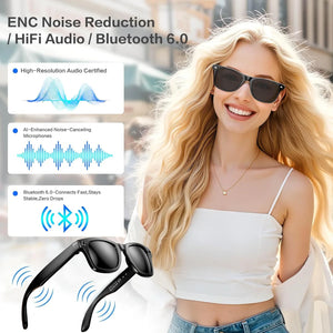 AI Camera Smart Glasses Color-Changing Translation Photo Video Recording Sunglasses