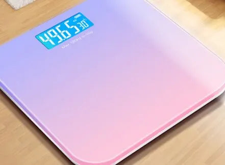 Digital Bathroom Scale Glass LED Display Body Weight Scale Smart Electronic Balance