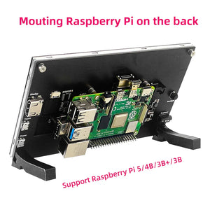 7" Portable Touch Screen Monitor IPS LCD 1024x600 for Raspberry Pi PC Laptop