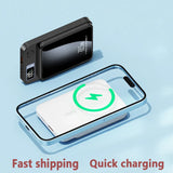 100000mAh Magnetic Wireless Power Bank 22.5W Fast Charging for iPhone & Samsung