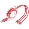 3-in-1 USB Cable – Fast Charging iPhone, Type-C & Micro USB for Android Devices