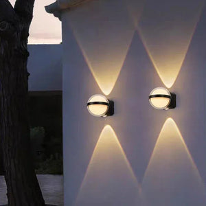 IP65 Waterproof Outdoor Wall Light Modern Round Lamp for Balcony Corridor