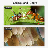 1600X USB Digital Microscope 1080P HD with 8 LED for Soldering Repair