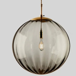 Modern LED Glass Ball Pendant Light Nordic Hanging Lamp for Bedroom Dining Bar