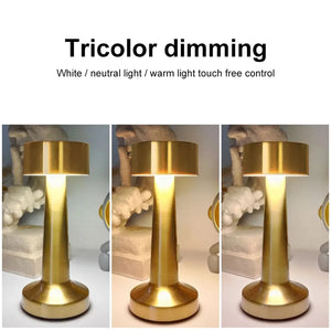 Rechargeable LED Touch Table Lamp USB Desk Light for Bedroom Bar Mood Lighting
