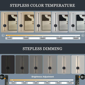 Rechargeable LED Wall Light Touch Switch 3CCT USB Battery Operated Sconce