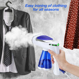 1600W Handheld Garment Steamer Foldable Portable Steam Iron for Clothes