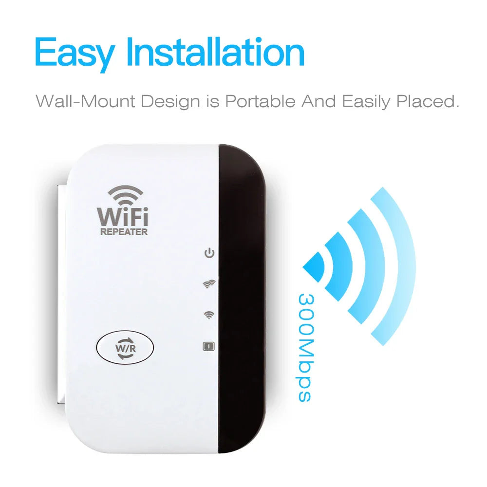FENVI 300Mbps Wireless WiFi Repeater Extender Booster Amplifier 802.11N WiFi