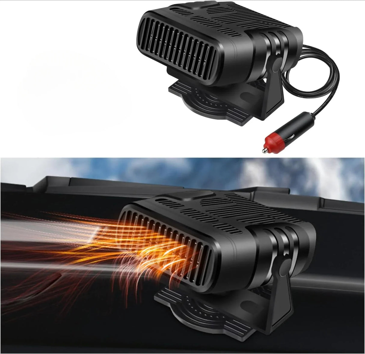 2025 Car Heater – Portable Windshield Defroster & Defogger 12V/24V Auto Dryer
