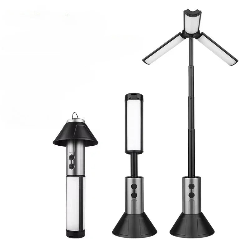 1000LM Rechargeable Camping Lantern Retractable Work Light Hiking Emergency