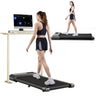 Under Desk Walking Pad Treadmill 2.5HP Remote Portable 136kg Home Fitness Machine