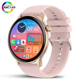 2025 AMOLED Smartwatch for Women Health Monitor AI Voice Bluetooth Call Watch
